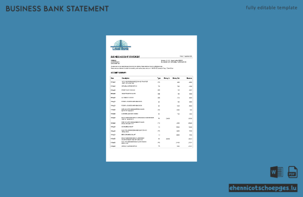 Erklärung eines loyalen Unternehmens in Saint Lucia (Beispiel im Word- und PDF-Format)